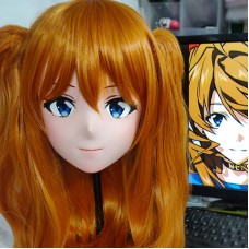 (GLA062)Customize Character'! Female/Girl Resin Full/Half Head With Lock Anime Cosplay Japanese Animego Kigurumi Mask (GLA062)Customize Character'! Female/Girl Resin Full/Half Head With Lock Anime Cosplay Japanese Animego Kigurumi Mask